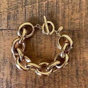 Gold Plated Link Bracelet